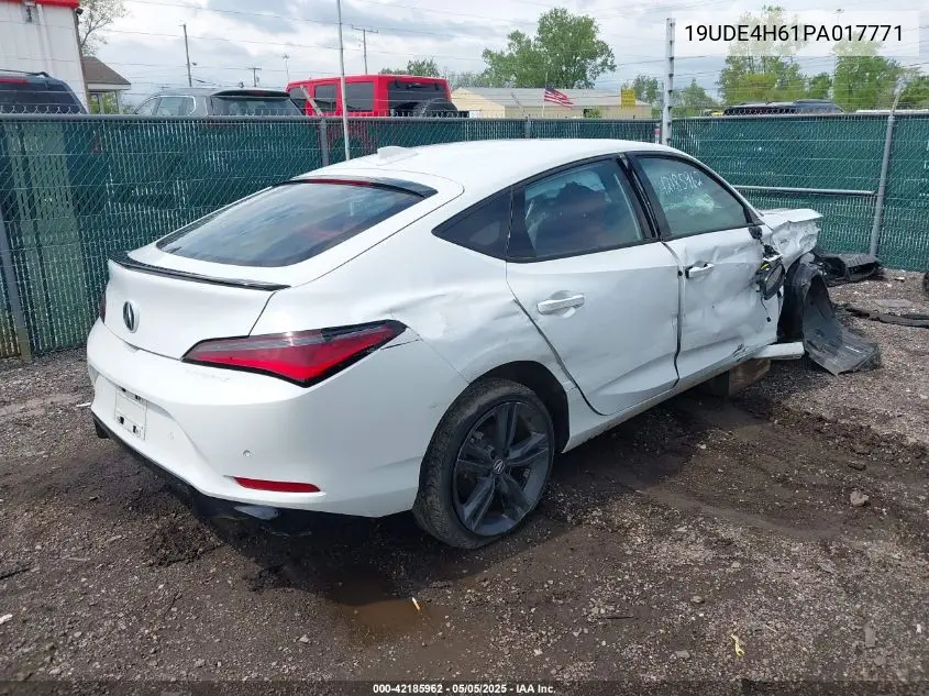 2023 Acura Integra A-Spec Technology VIN: 19UDE4H61PA017771 Lot: 42185962