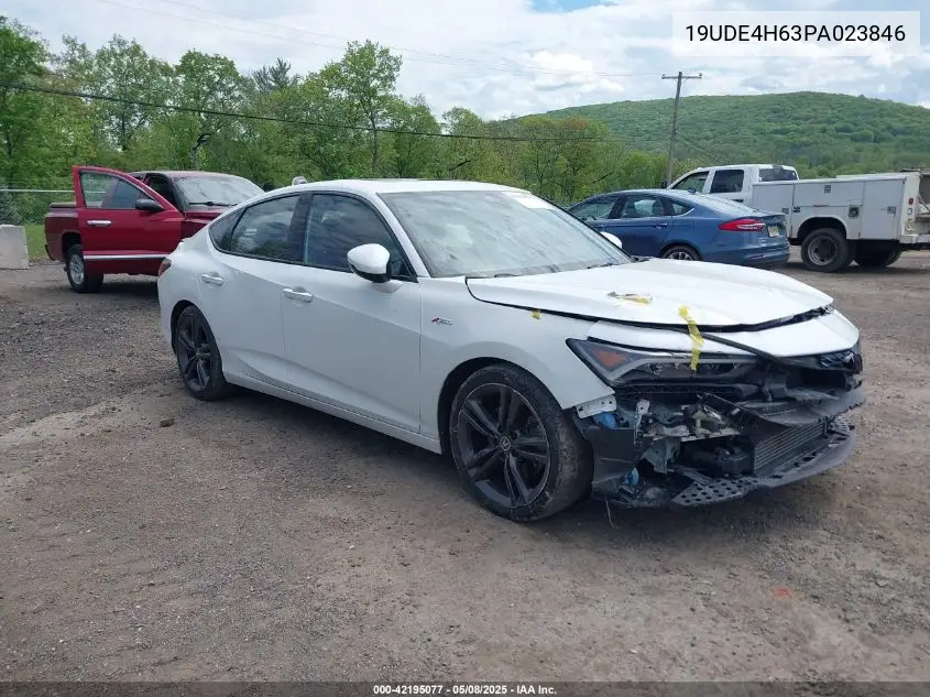 2023 Acura Integra A-Spec W/ Technology VIN: 19UDE4H63PA023846 Lot: 42195077
