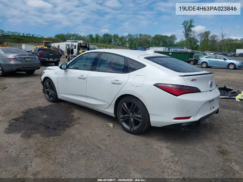 2023 Acura Integra A-Spec W/ Technology VIN: 19UDE4H63PA023846 Lot: 42195077
