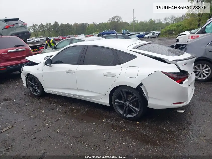 2023 Acura Integra A-Spec VIN: 19UDE4H36PA023376 Lot: 42230808