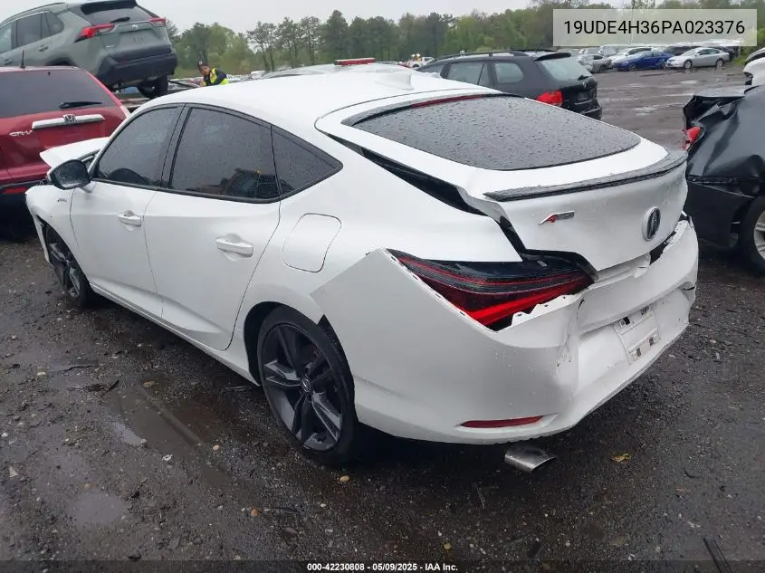 2023 Acura Integra A-Spec VIN: 19UDE4H36PA023376 Lot: 42230808