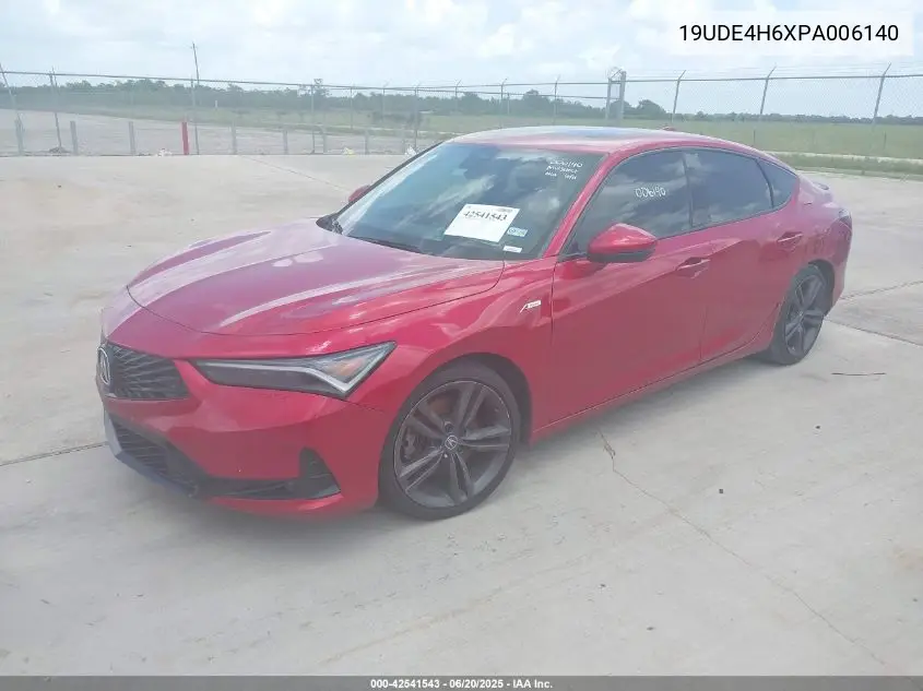2023 Acura Integra A-Spec Tech Package VIN: 19UDE4H6XPA006140 Lot: 42541543