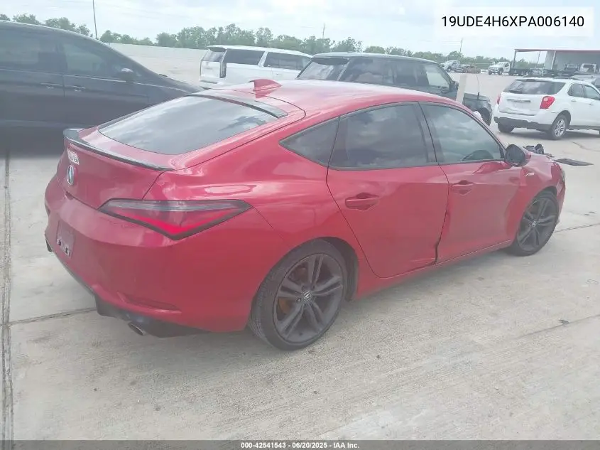2023 Acura Integra A-Spec Tech Package VIN: 19UDE4H6XPA006140 Lot: 42541543