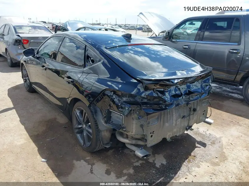2023 Acura Integra A-Spec VIN: 19UDE4H38PA020074 Lot: 42555180