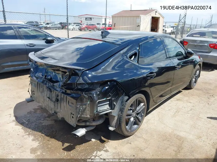 2023 Acura Integra A-Spec VIN: 19UDE4H38PA020074 Lot: 42555180
