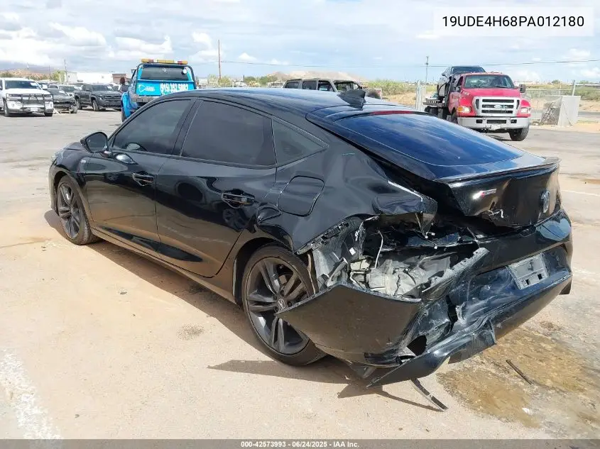 2023 Acura Integra A-Spec Technology VIN: 19UDE4H68PA012180 Lot: 42573993