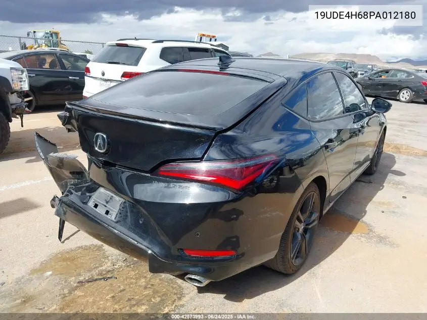 2023 Acura Integra A-Spec Technology VIN: 19UDE4H68PA012180 Lot: 42573993