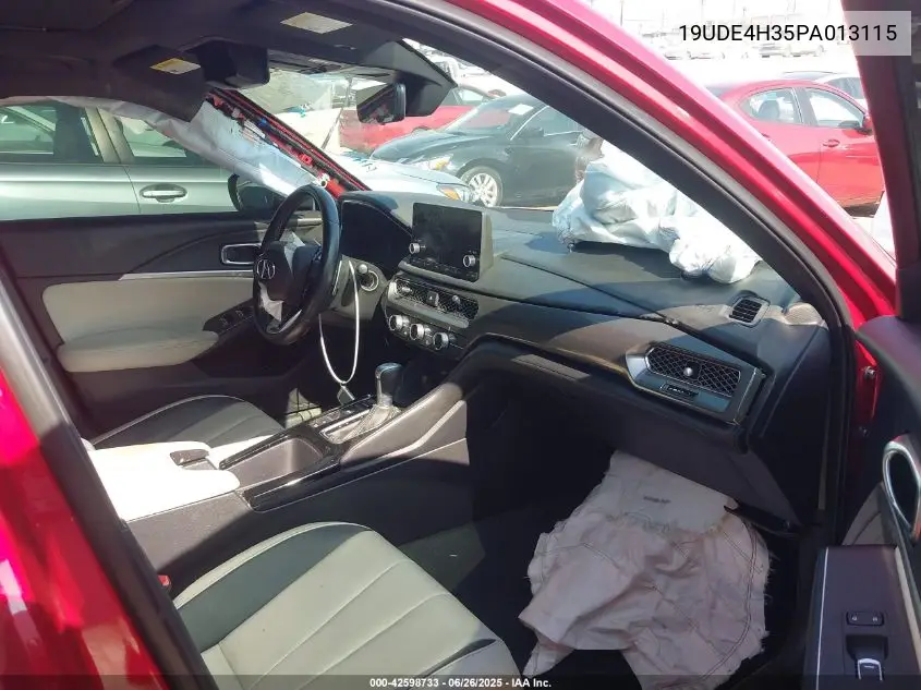 2023 Acura Integra A-Spec VIN: 19UDE4H35PA013115 Lot: 42598733