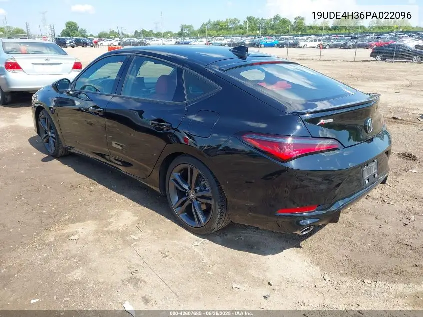 2023 Acura Integra A-Spec VIN: 19UDE4H36PA022096 Lot: 42607685