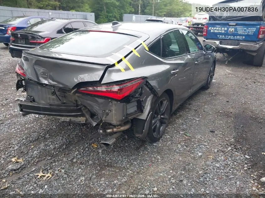 2023 Acura Integra A-Spec VIN: 19UDE4H30PA007836 Lot: 42614161
