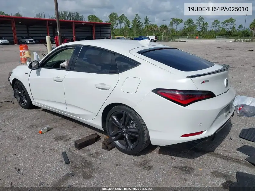 2023 Acura Integra A-Spec Technology VIN: 19UDE4H64PA025010 Lot: 42615332