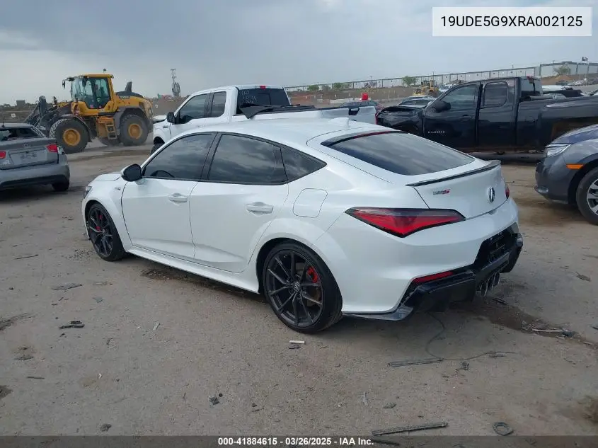 2024 Acura Integra Type S VIN: 19UDE5G9XRA002125 Lot: 41884615