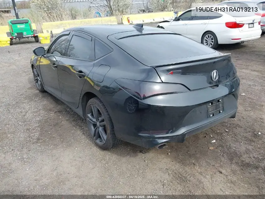 2024 Acura Integra A-Spec VIN: 19UDE4H31RA013213 Lot: 42050337