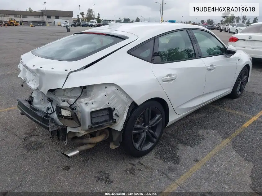 2024 Acura Integra A-Spec Technology VIN: 19UDE4H6XRA019618 Lot: 42063888