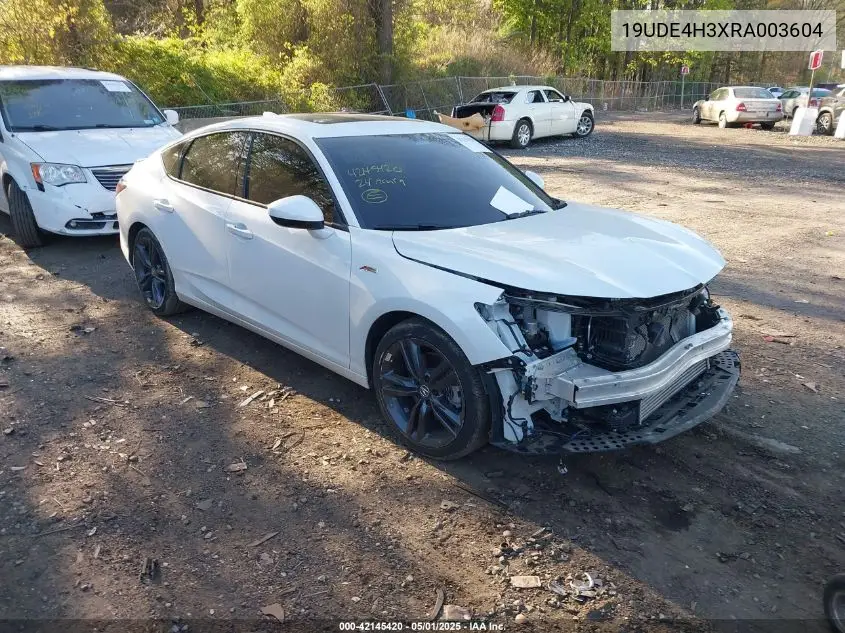 2024 Acura Integra A-Spec VIN: 19UDE4H3XRA003604 Lot: 42145420