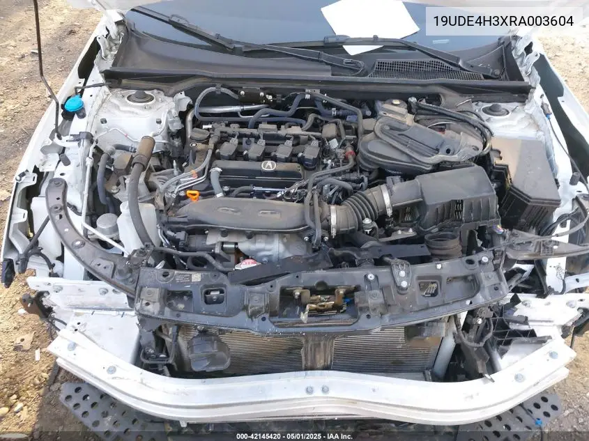 2024 Acura Integra A-Spec VIN: 19UDE4H3XRA003604 Lot: 42145420