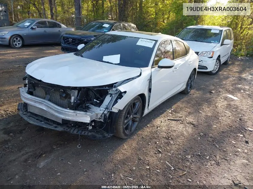 2024 Acura Integra A-Spec VIN: 19UDE4H3XRA003604 Lot: 42145420