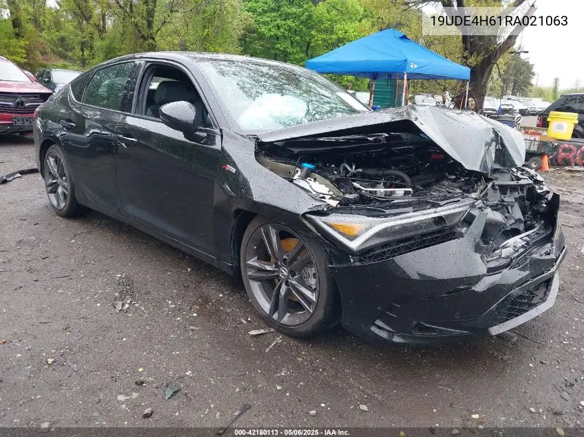 2024 Acura Integra A-Spec Technology VIN: 19UDE4H61RA021063 Lot: 42180113