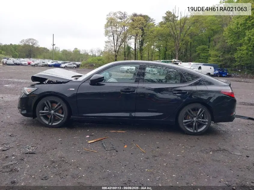 2024 Acura Integra A-Spec Technology VIN: 19UDE4H61RA021063 Lot: 42180113