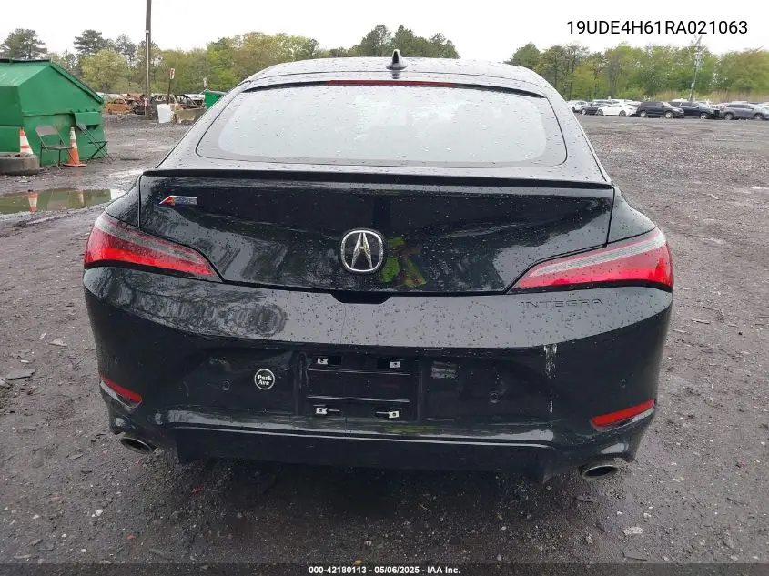 2024 Acura Integra A-Spec Technology VIN: 19UDE4H61RA021063 Lot: 42180113