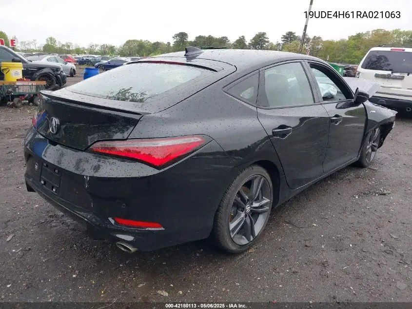 2024 Acura Integra A-Spec Technology VIN: 19UDE4H61RA021063 Lot: 42180113