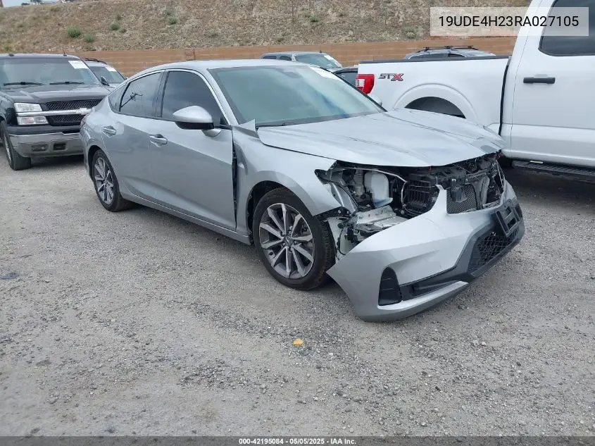 2024 Acura Integra VIN: 19UDE4H23RA027105 Lot: 42195084