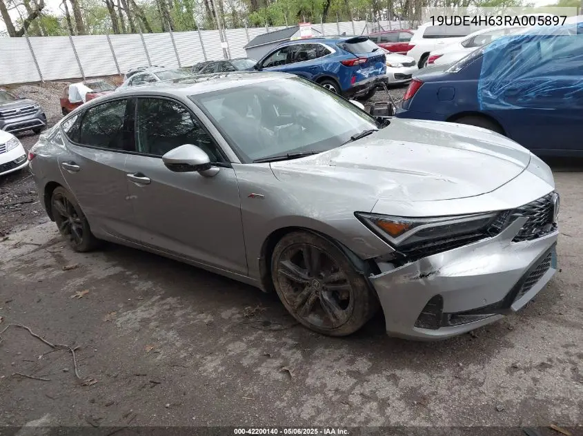 2024 Acura Integra A-Spec Technology VIN: 19UDE4H63RA005897 Lot: 42200140