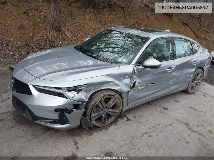 2024 Acura Integra A-Spec Technology VIN: 19UDE4H63RA005897 Lot: 42200140