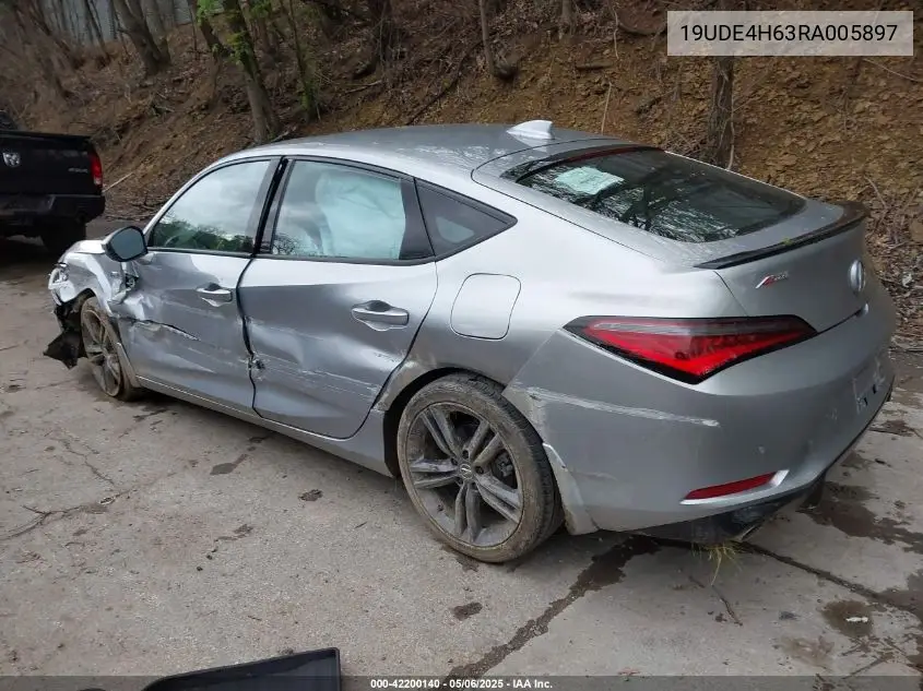 2024 Acura Integra A-Spec Technology VIN: 19UDE4H63RA005897 Lot: 42200140