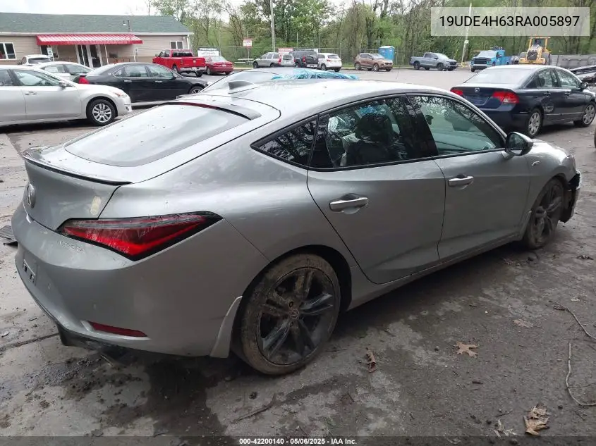 2024 Acura Integra A-Spec Technology VIN: 19UDE4H63RA005897 Lot: 42200140