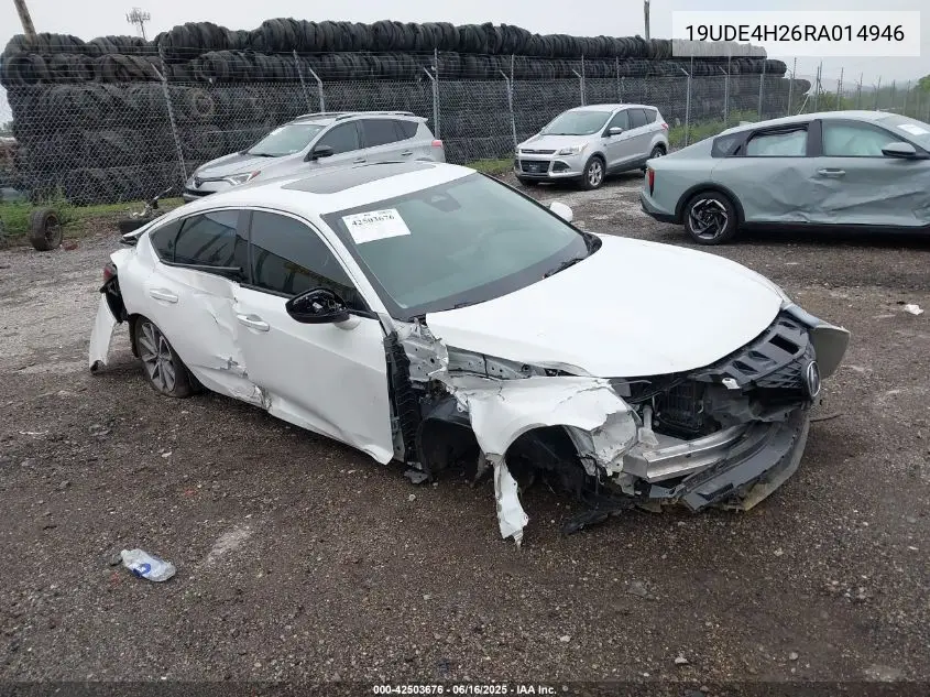 2024 Acura Integra VIN: 19UDE4H26RA014946 Lot: 42503676