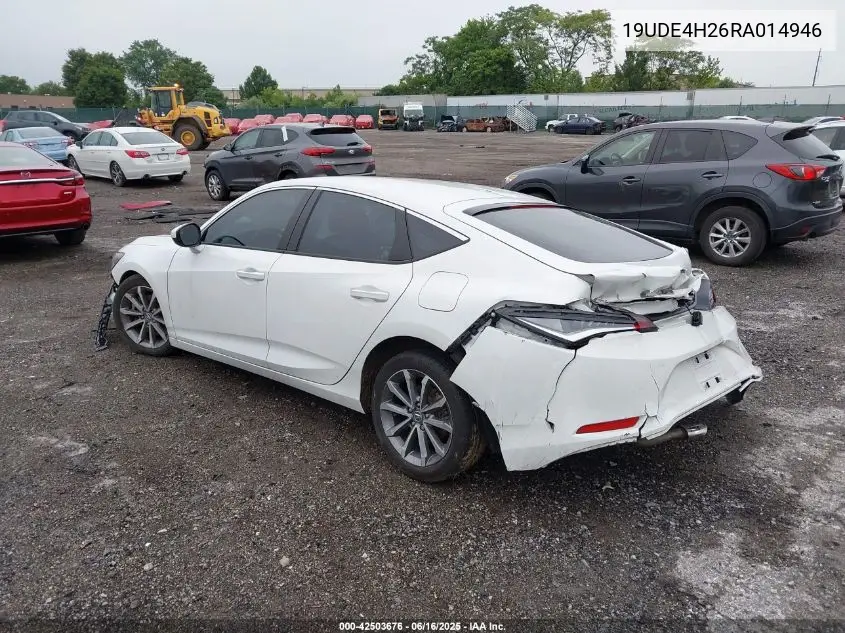 2024 Acura Integra VIN: 19UDE4H26RA014946 Lot: 42503676