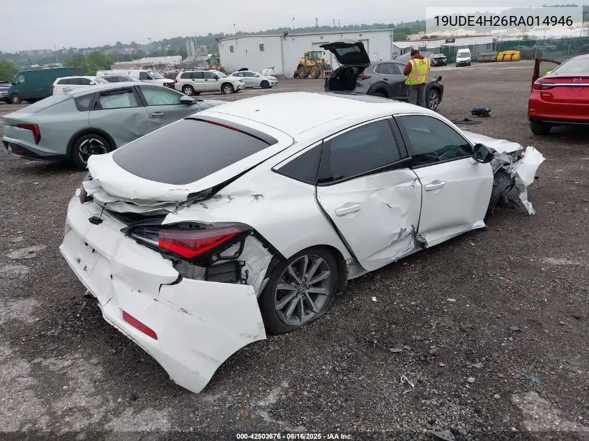 2024 Acura Integra VIN: 19UDE4H26RA014946 Lot: 42503676