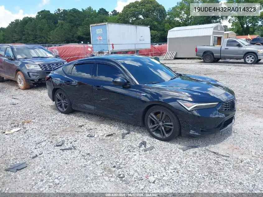 2024 Acura Integra A-Spec VIN: 19UDE4H32RA014323 Lot: 42514828
