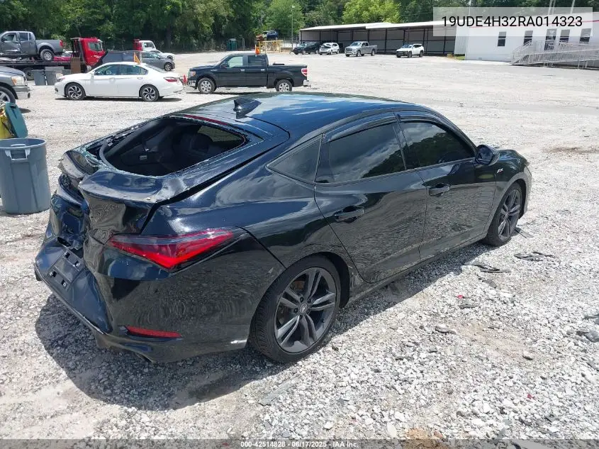 2024 Acura Integra A-Spec VIN: 19UDE4H32RA014323 Lot: 42514828