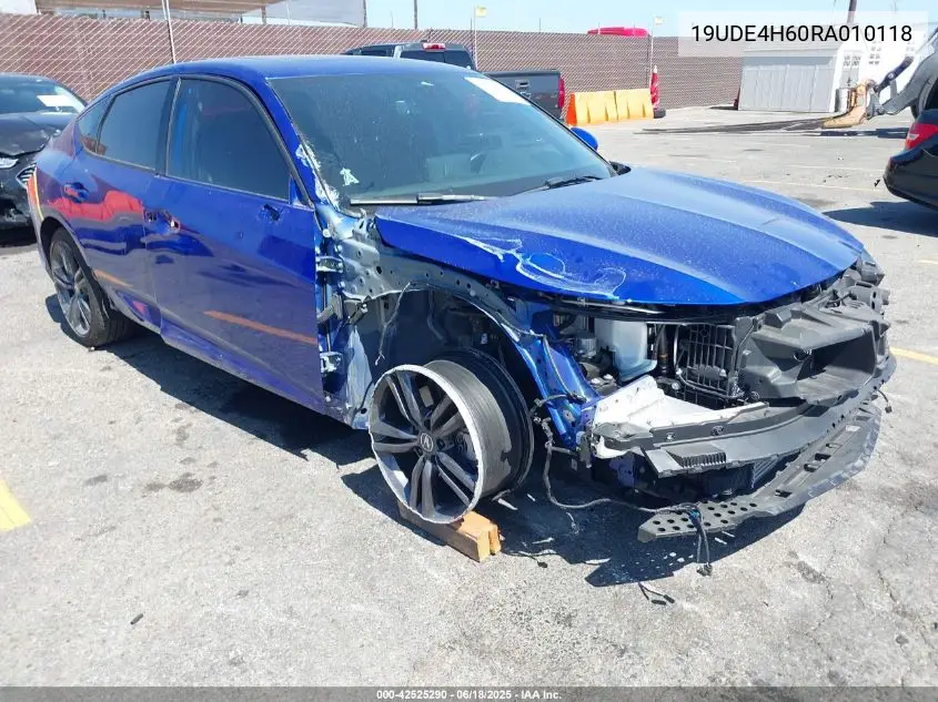 2024 Acura Integra A-Spec Technology VIN: 19UDE4H60RA010118 Lot: 42525290