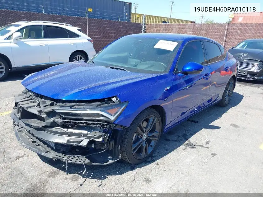 2024 Acura Integra A-Spec Technology VIN: 19UDE4H60RA010118 Lot: 42525290