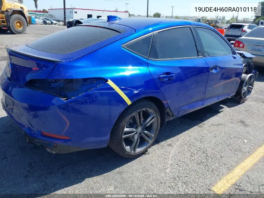 2024 Acura Integra A-Spec Technology VIN: 19UDE4H60RA010118 Lot: 42525290