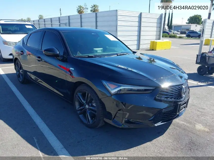 2024 Acura Integra A-Spec VIN: 19UDE4H34RA029020 Lot: 42529708