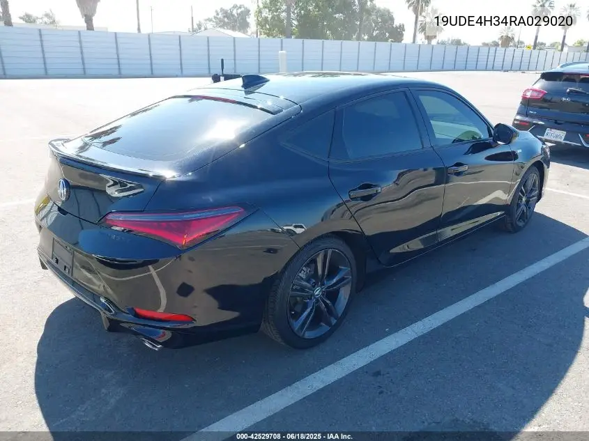 2024 Acura Integra A-Spec VIN: 19UDE4H34RA029020 Lot: 42529708