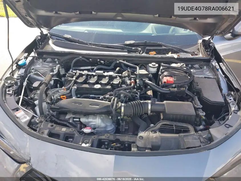 2024 Acura Integra A-Spec Technology VIN: 19UDE4G78RA006621 Lot: 42536076