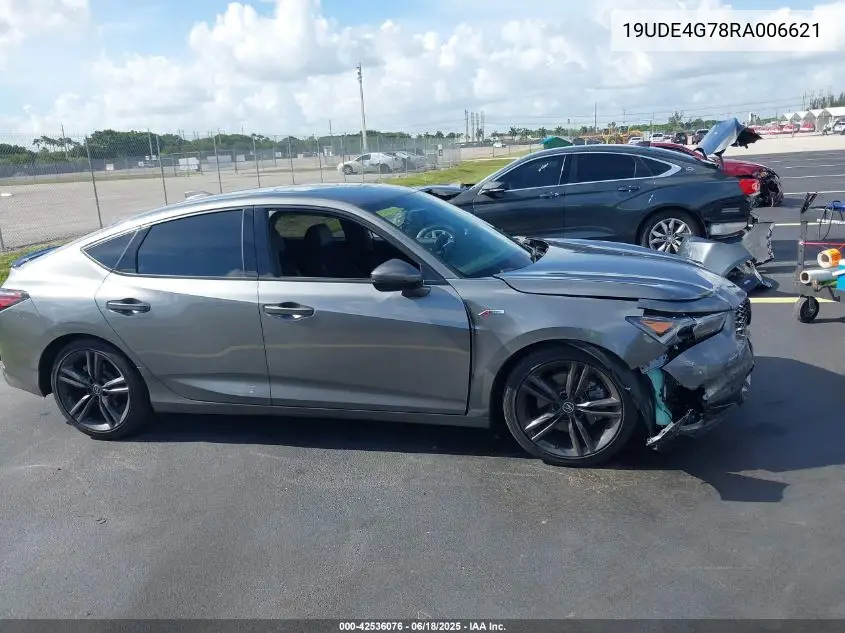 2024 Acura Integra A-Spec Technology VIN: 19UDE4G78RA006621 Lot: 42536076