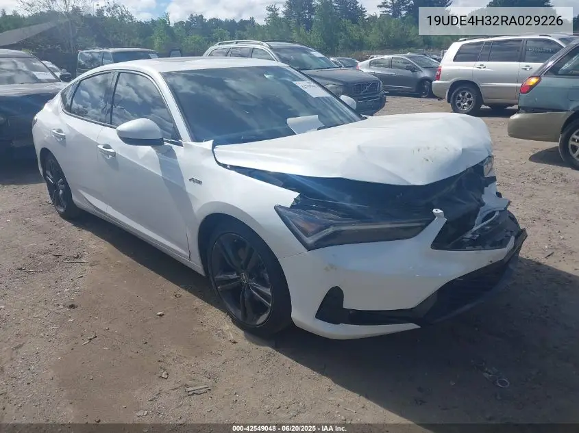 2024 Acura Integra A-Spec VIN: 19UDE4H32RA029226 Lot: 42549048