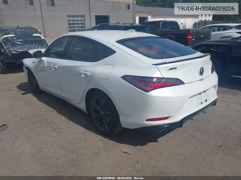 2024 Acura Integra A-Spec VIN: 19UDE4H32RA029226 Lot: 42549048