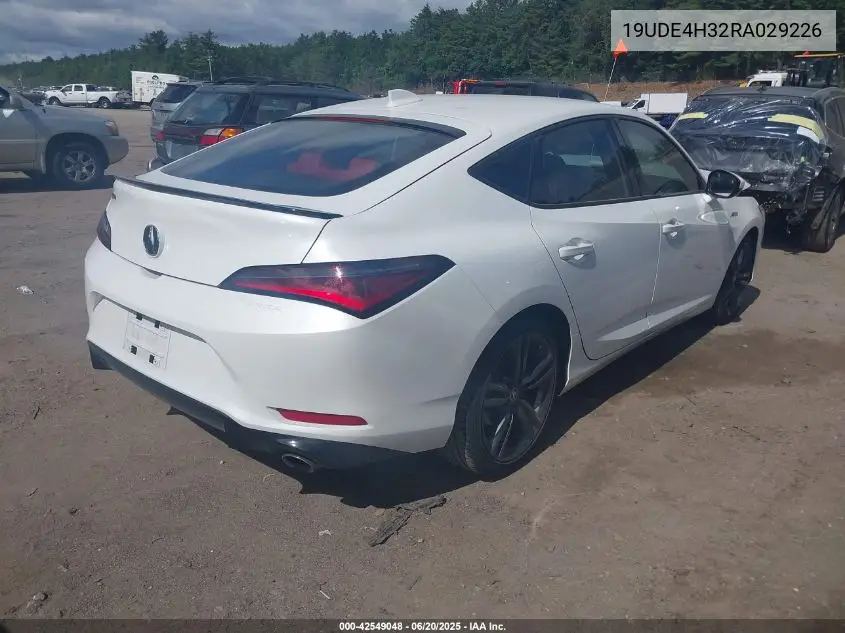 2024 Acura Integra A-Spec VIN: 19UDE4H32RA029226 Lot: 42549048