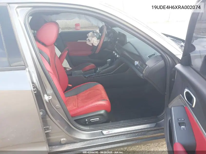2024 Acura Integra A-Spec Technology VIN: 19UDE4H6XRA002074 Lot: 42554193