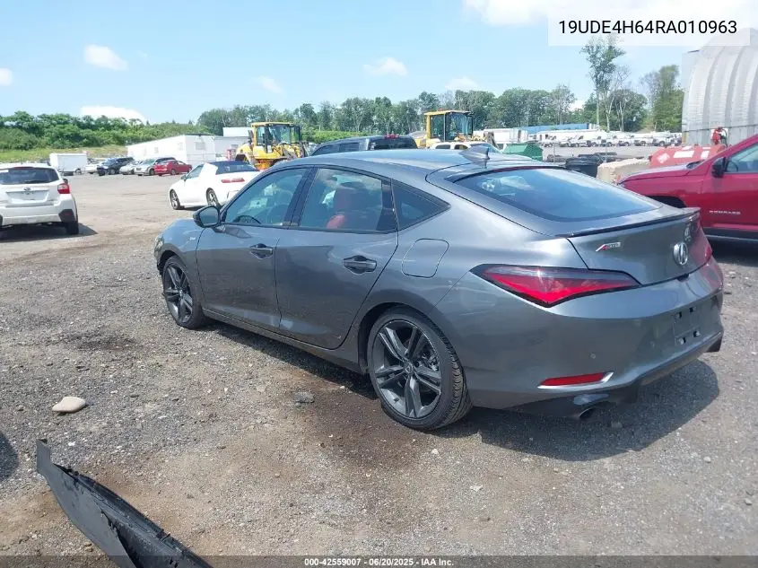 2024 Acura Integra A-Spec Technology VIN: 19UDE4H64RA010963 Lot: 42559007