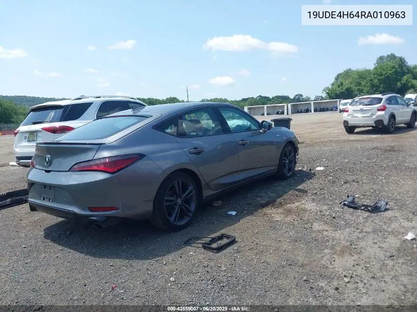2024 Acura Integra A-Spec Technology VIN: 19UDE4H64RA010963 Lot: 42559007