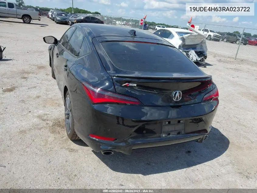 2024 Acura Integra A-Spec Technology VIN: 19UDE4H63RA023722 Lot: 42582243