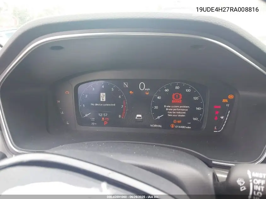 2024 Acura Integra VIN: 19UDE4H27RA008816 Lot: 42591060